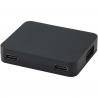 Gaia 4 poorts USB hub met uitgangen voor USB-A en Type-C en dubbele ingang van gerecycled plastic 