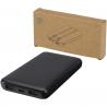 Adhil powerbank van 10.000 mah 10 W van gerecycled plastic met 2 ingebouwde kabels 