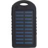 Rubberen ABS zonne-energie powerbank Arin