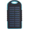 Rubberen ABS zonne-energie powerbank Arin