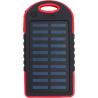 Rubberen ABS zonne-energie powerbank Arin