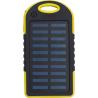 Rubberen ABS zonne-energie powerbank Arin