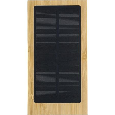 Bamboe zonne-energie powerbank Elz