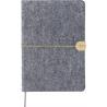 Gerecycled vilt notitieboek (A5) Dario