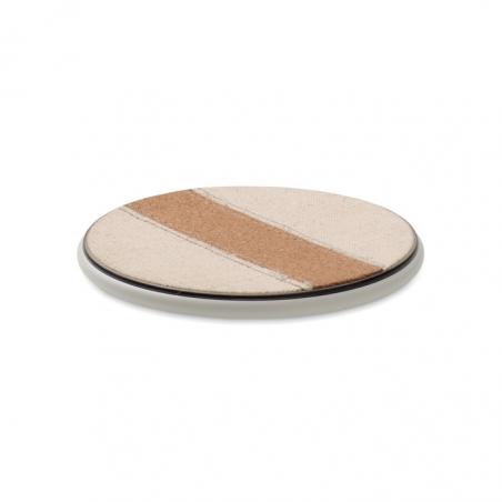 Draadloze oplader van kurk 15w Cortless