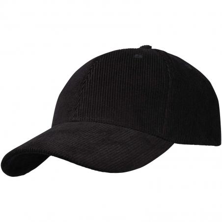 Hutton 6 panel cap van gerecycled corduroy 