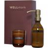 Wellmark discovery set van 250 ml handzeepdispenser en 150 g geurkaars 