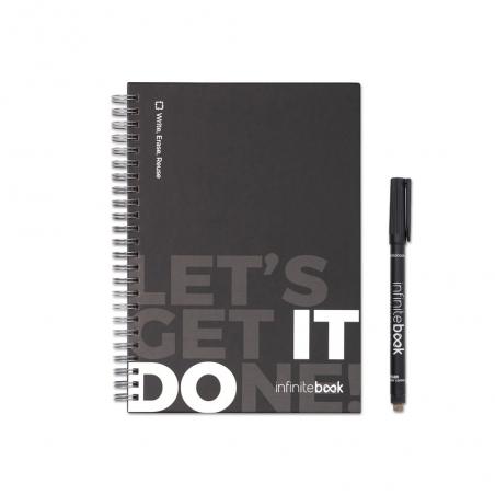 Infinitebookset met harde kaft 1 reinigingsset 1 markeerstift en 1 balpenhouder Starter kit infinitebook