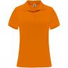 FLUOR ORANJE Monzha sportpolo met korte mouwen voor dames