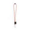 Set lanyard tube long ø 7 mm met 55 mm dvormige karabijnhaak en ø 7 mm veiligheidssluiting 