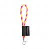 Set lanyard tube short ø 7 mm en karabijnhaak met 9 mm sluiting 75125