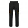 Tweekleurige stretchbroek met meerdere zakken 240gm² van katoen 46% eme 38% en polyester 16% Vl fides