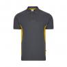 Tweekleurige piqué polo 180gm² korte mouw van katoen 60% en polyester 40% Vl supay