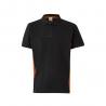 Tweekleurige piqué polo 180gm² korte mouw van katoen 60% en polyester 40% Vl supay