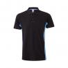 Tweekleurige piqué polo 180gm² korte mouw van katoen 60% en polyester 40% Vl supay