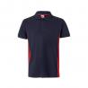 Tweekleurige piqué polo 180gm² korte mouw van katoen 60% en polyester 40% Vl supay