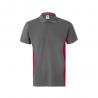 Tweekleurige piqué polo 180gm² korte mouw van katoen 60% en polyester 40% Vl supay