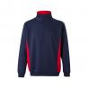 Tweekleurig sweatshirt van badstof 260gm² van polyester 65% en katoen 35% Vl svarog