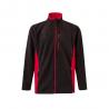 Tweekleurig fleecejack 220gm² van polyester 100% Vl geras