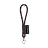 Set lanyard nautic short ø 5 mm met 9 mm karabijnhaak 