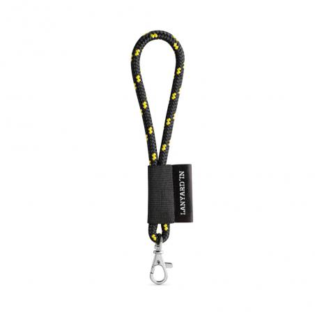 Set lanyard nautic short ø 5 mm met 9 mm karabijnhaak 