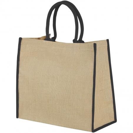 Harry jute draagtas met gekleurde accenten 25l 