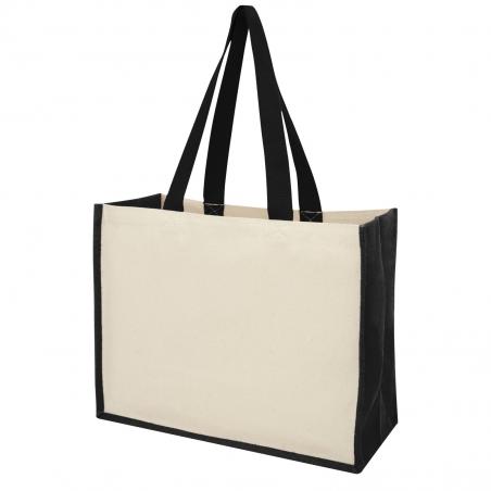 Varai 320 g/m² canvas en jute boodschappentas 23l 