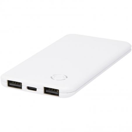 Slender slanke dubbele powerbank van 4000 mah 