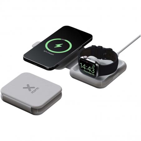 Xtorm xwf21 opvouwbare 2-in-1 draadloze reislader 15 W 