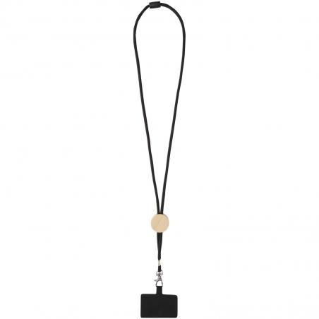 Adhab smartphonelanyard met bamboedetails 
