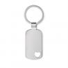 Metalen sleutelhanger, hartje Corazon