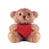 Pluche teddybeer met hart Cuddle