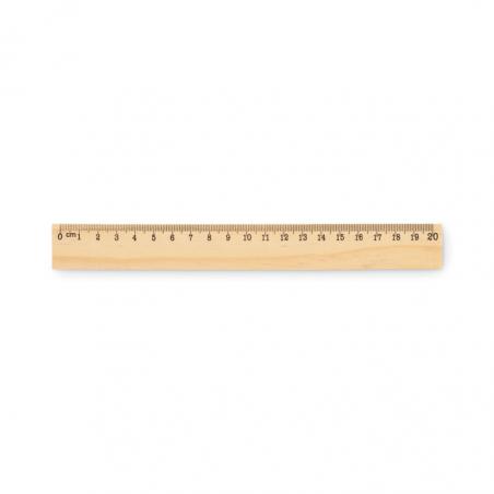Houten liniaal 20cm Ruler20