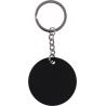 Recyclede roestvrijstalen ronde sleutelhanger Risa