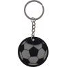 Recyclede roestvrijstalen voetbal sleutelhanger Ciro