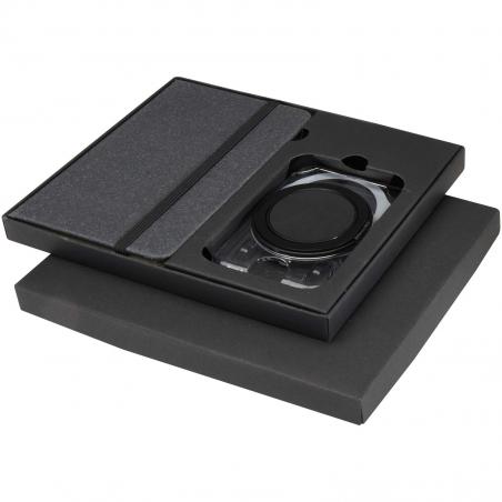 Kern a6 notitieboek met harde kaft en magsafe portemonnee geschenkset 