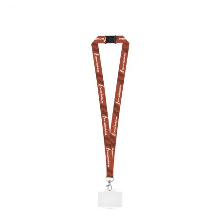 Set lanyard sublimation lang ii 20 mm met 20 mm karabijnhaak veiligheidssluiting en stevige badgekaarthouder 91 x 68 mm Carlisle