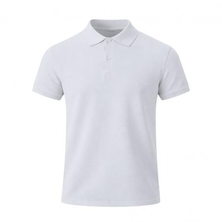 Volwassene wit polo shirt Charles