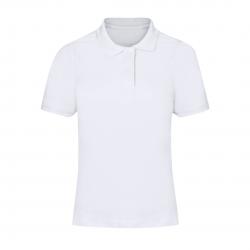 Dames wit polo shirt Charles