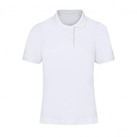 Dames wit polo shirt Charles