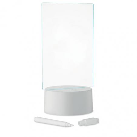 Verlicht led memobord Ledmemo