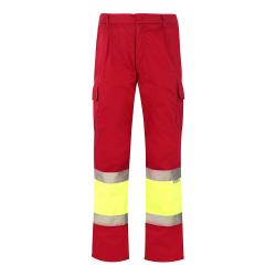 Tweekleurige broek van...