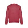 Sweater voor heren in katoen en polyester. Heide rood Thc amsterdam ii