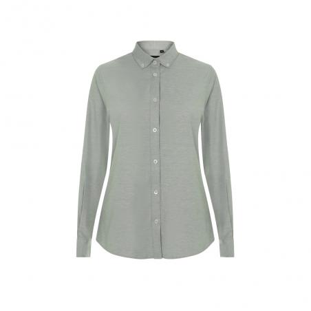 Oxford overhemd 180 gm² voor dames gemaakt van katoen 50% polyester 45% en elastaan ​​5% Vl prithvi women