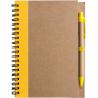 Notitieboek Stella | Gerecycled karton | Gelinieerd | Balpen