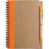 Notitieboek Stella | Gerecycled karton | Gelinieerd | Balpen