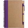 Notitieboek Stella | Gerecycled karton | Gelinieerd | Balpen