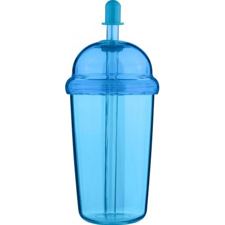 rPet Drinkbeker met rietje Glow 500 ml
