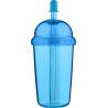 rPet Drinkbeker met rietje Glow 500 ml