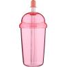 rPet Drinkbeker met rietje Glow 500 ml